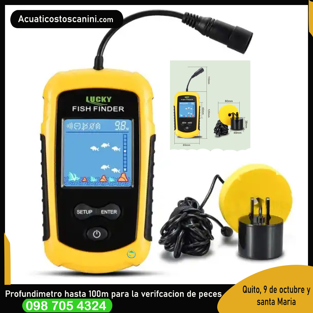 Medidor De Profundidad Digital  para encontrar Peces Ff1108-1