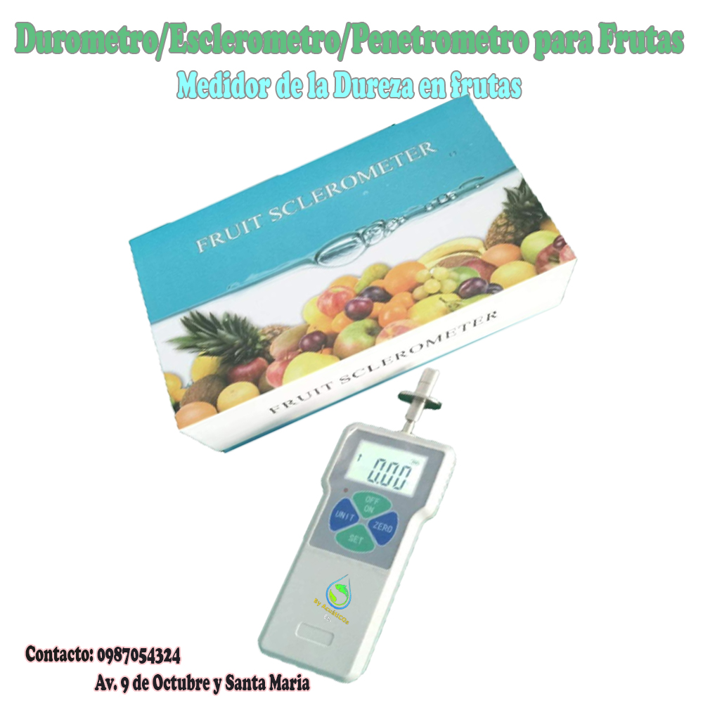 Medidor De Dureza Digital Penenómetro Para Frutas  0-15 (0.2-15kgf/Cm²) manzana uvas 