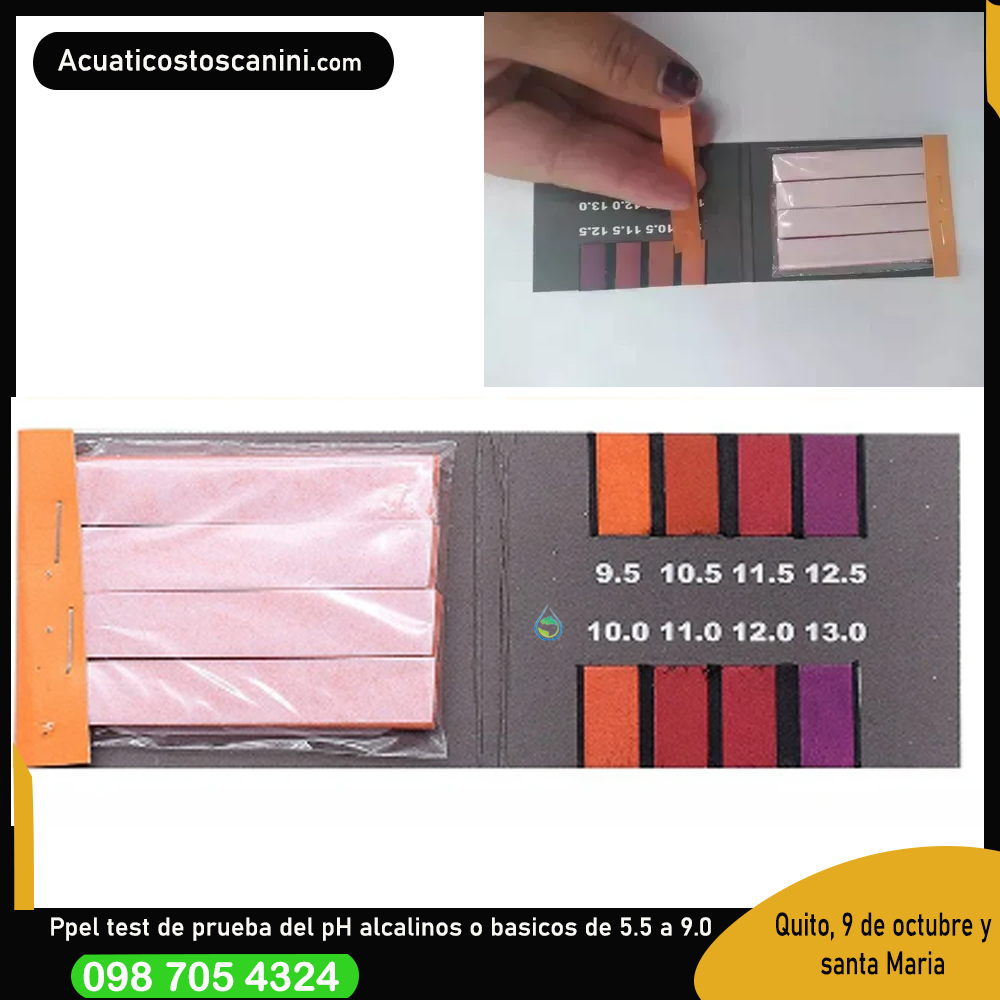 Test Paper Ph 9.5 A 13.00 80 Tirillas papel pH