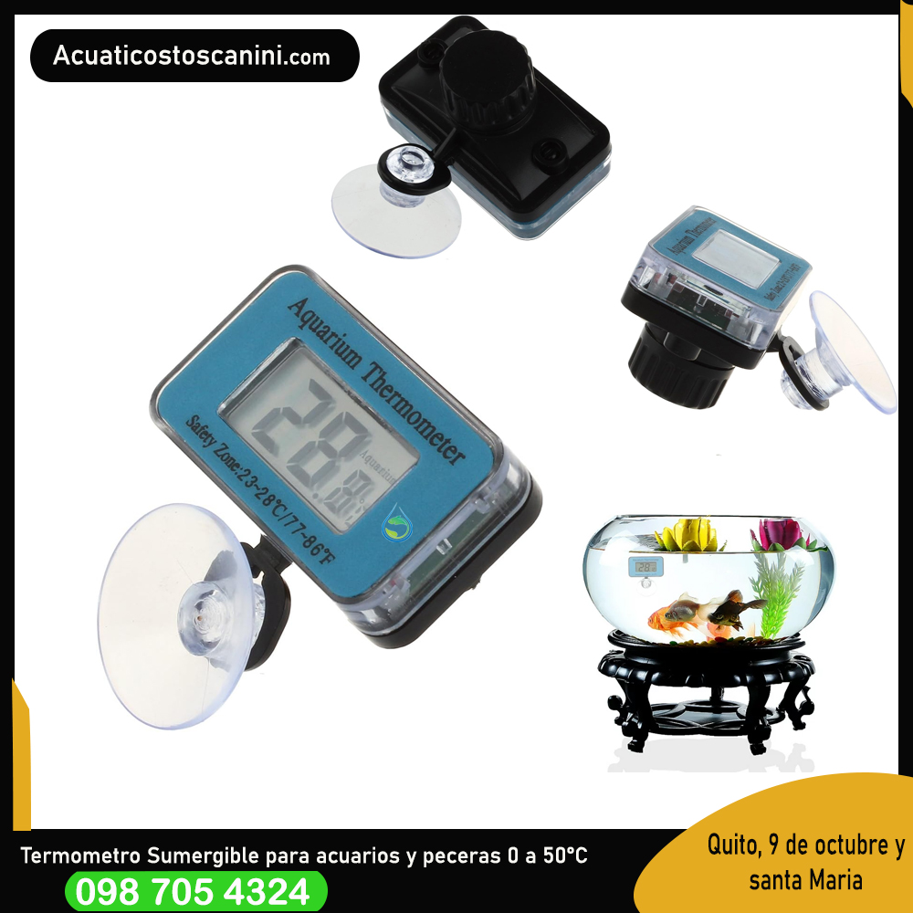 Termómetro Sumergible Pequeño 0-50 Grados Celsius Proof