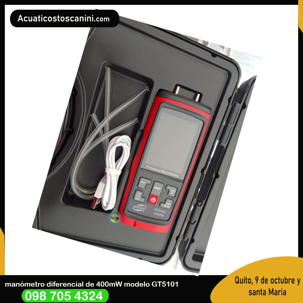 manómetro diferencial de 400mW modelo GT5101